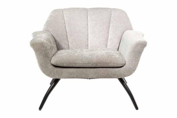 Shelby Cocktail Chair - Chenille Grey