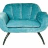 Shelby Cocktail Chair - Chenille Ocean