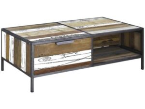 Titanic Evolve Coffee Table w 2 Drawers 120x70 White