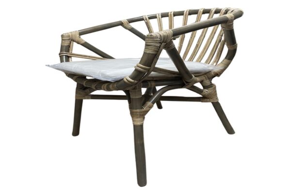 Torquay Dining Chair with Cushion - Kubu Grey