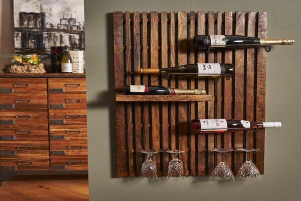 Versatile Hanging Wine Rack