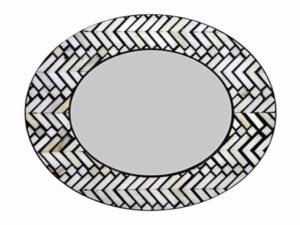 DF-BB-VOY74-IN-featured Round Mirror - Mono Inlay Print