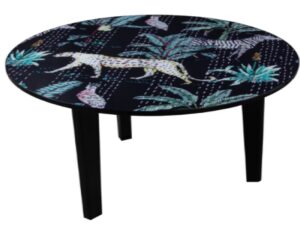 DF-BB-VOY80-NJ-featured Round Bistro Table Night Jungle Print