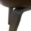 Alfa Dining Chair Vegan Grey  Wooden Leg - SET OF 2
