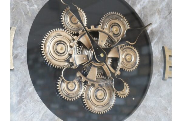 Clock With Cogs (87cm)