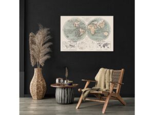 DF-DUT-11568-featured Map Wall Art