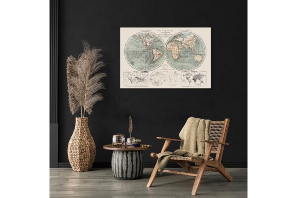 DF-DUT-11568-featured Map Wall Art