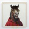 Horse In A Red Hoodie