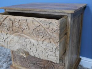 DF-DUT-8154-featured Carved Bedside Cabinet