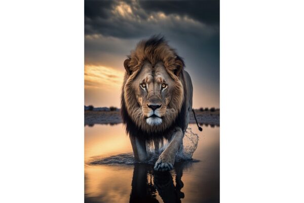 DF-DUT-9586-featured Lion Wall Art