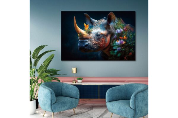 DF-DUT-9602-featured Rhino Wall Art
