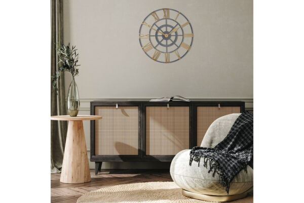 Evening Star Grand Clock Brass