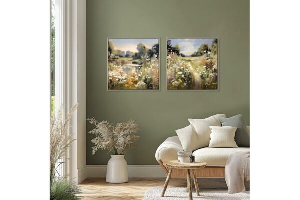 Wildflower Wander Framed Canvas
