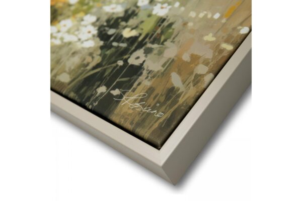Wildflower Reflections Framed Canvas