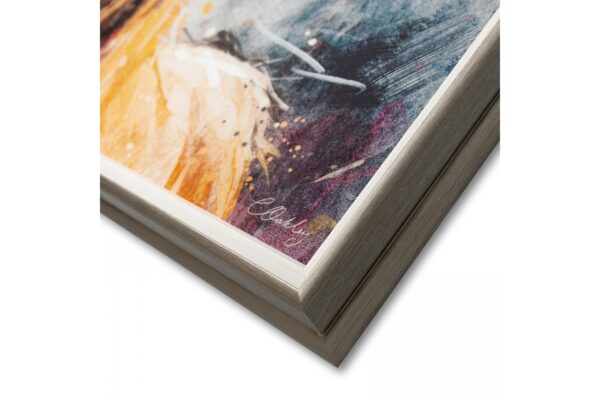 Looking On Framed Canvas