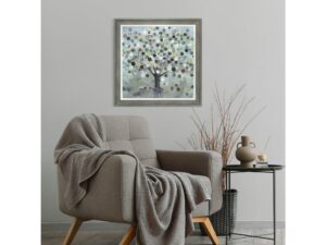 Watch Tree Small Framed Canvas