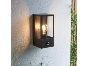 Oxford Outdoor PIR 1 Wall Light Black