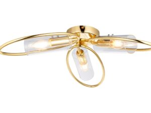 Amari 3 Ceiling Polished Brass