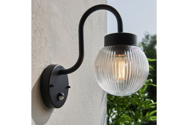 Eldon 1 Wall Light Black