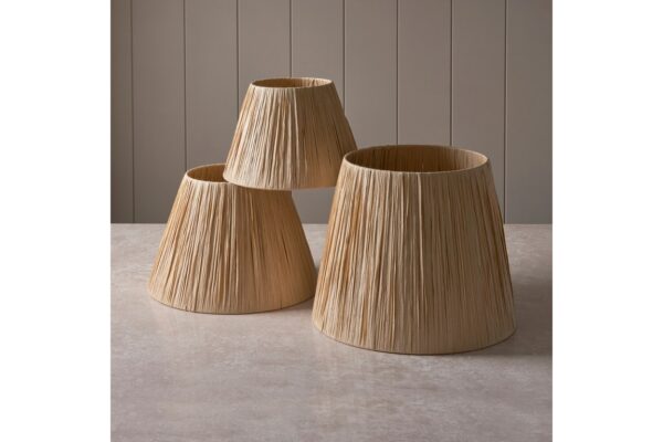 Raffia Tapered Shade