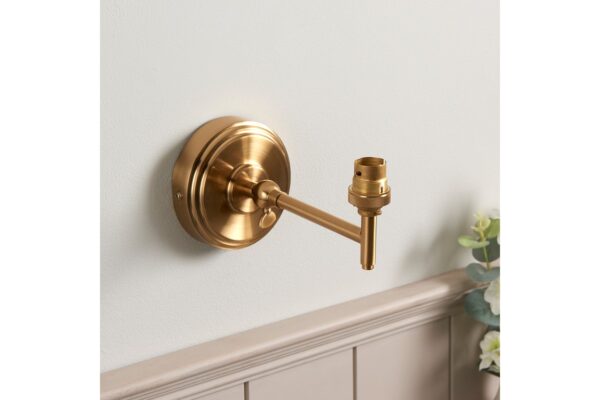 Step Fold 1 Wall Light Fitting Brushed Aged Brass