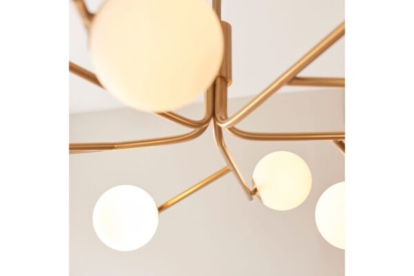 Aaron 10 Pendant Light Brushed Aged Brass