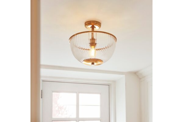 DF-GAL-5016087218035-featured Somerset Bowl Ceiling Light Vintage Brass