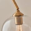 Ashcroft Floor Light Brushed Aged Brass