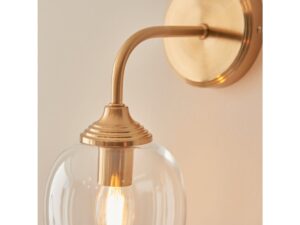 Ashcroft Wall Light Brushed Aged Brass