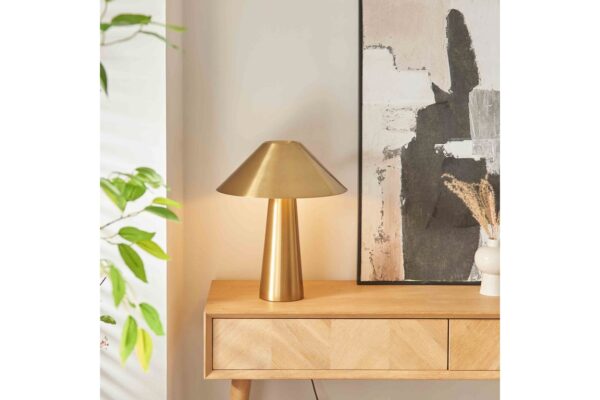 Isak Table Lamp Brushed Aged Brass