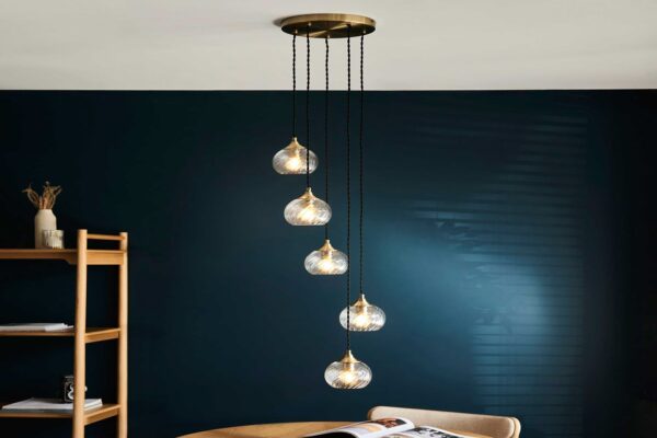 DF-GAL-5016087220106-featured Allegra 5 Cascade Pendant Light Antique Brass