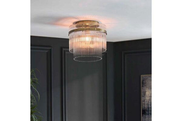 Marietta Ceiling Light Antique Brass