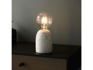 Terrazzo Table Lamp White