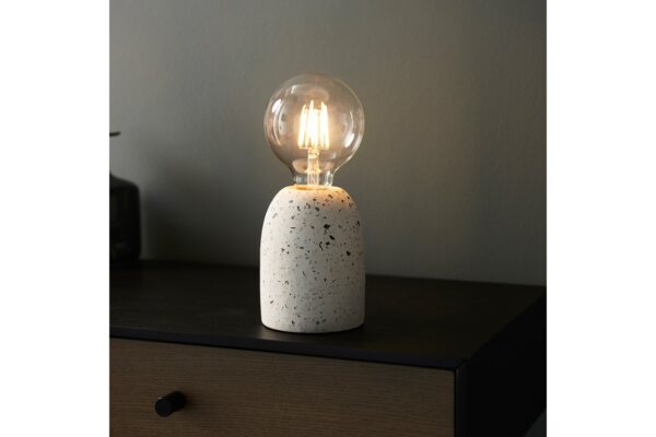 Terrazzo Table Lamp White