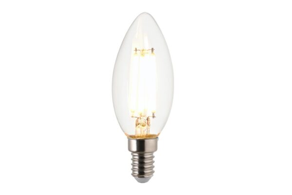 White Filament E14 LED Candle Warm White