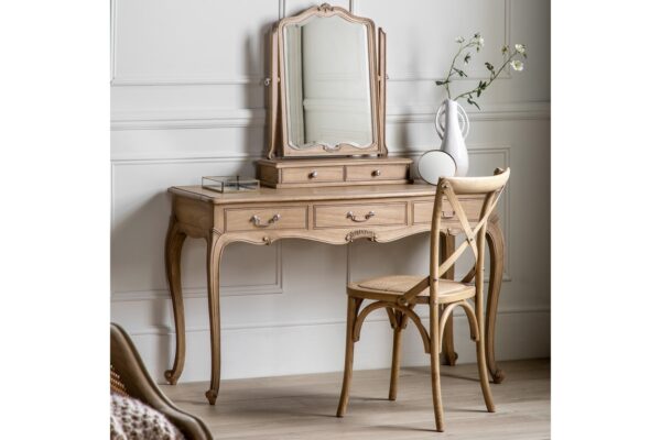 Chic Dressing Table Mirror Weathered