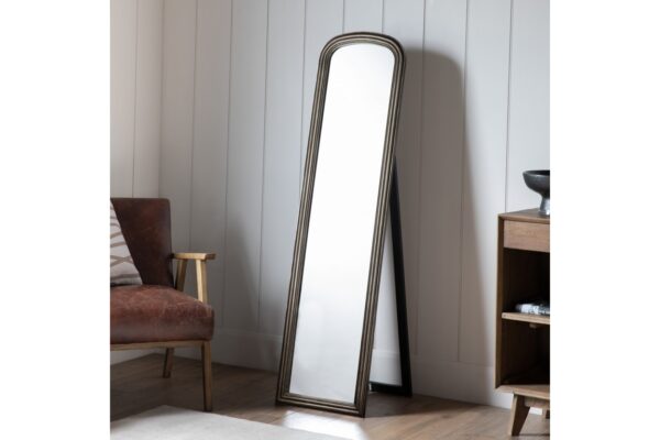 Beck Cheval Mirror Brushed Brass
