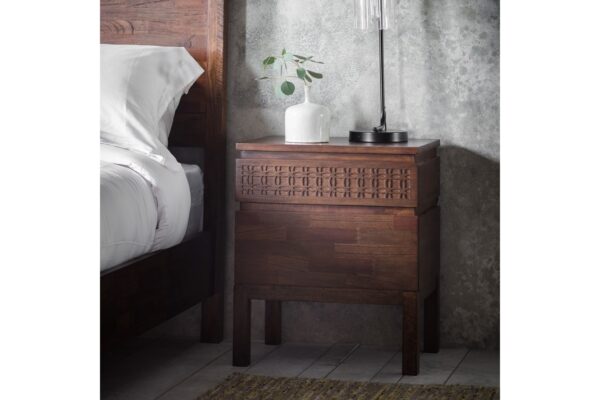 Boho Bedside 2 Drawer Chest