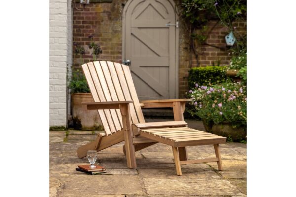 Aspri Lounge Chair with Footstool