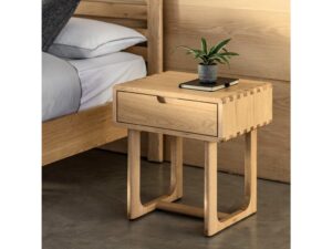 Craft 1 Drawer Bedside Natural