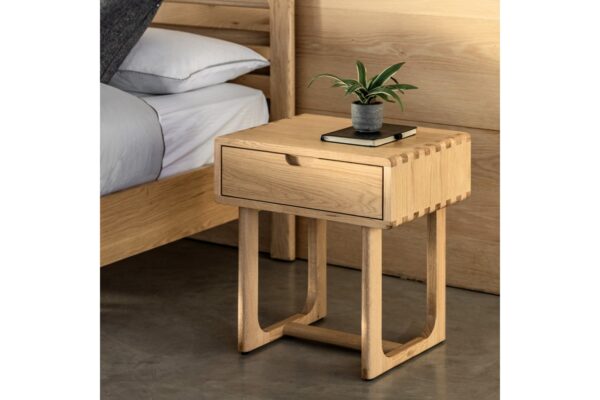 Craft 1 Drawer Bedside Natural
