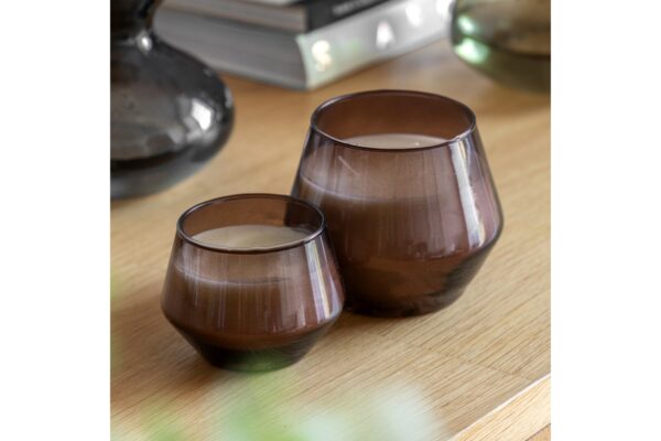 Glass Filled Candle 2pk