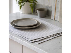 DF-GAL-5056693568889-featured-1 Woven Striped Placemat Grey 4pk