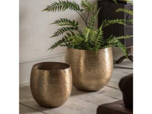 Volta Metal Planter 2pk