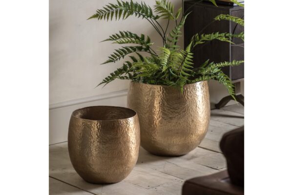 Volta Metal Planter 2pk