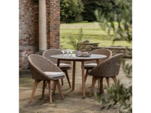 Avena 4 Seater Round Dining Set