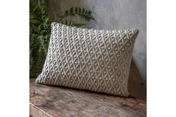 Cheslyn Woven Cushion Cream
