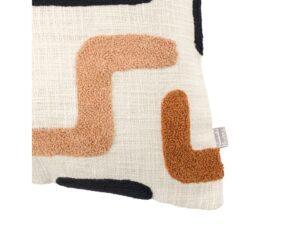 Arul Embroidered Cushion Nutmeg