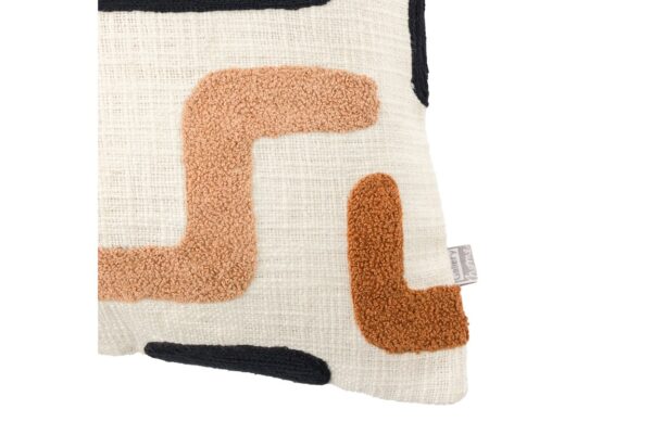 Arul Embroidered Cushion Nutmeg