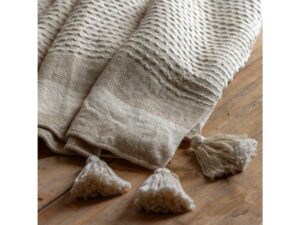 Arya Textured Stripe Throw